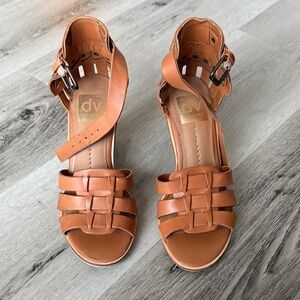 DV by Dolce Vita Women's Brown Strappy Sandals